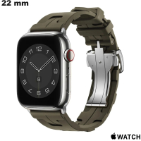 Armband 22mm Grün Apple Watch Gummi kaufen