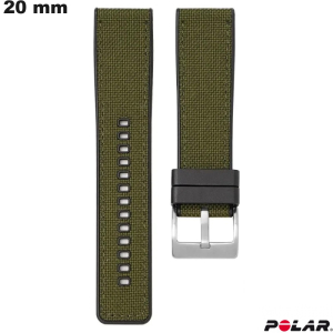 Venta de pulsera de smartwatch verde de 20 mm tendencia Polar Silicona