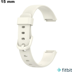Bracciale bianco per orologio intelligente FitBit 15 mm (Luxe)