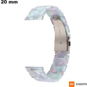 Pulseira Branca 20 mm Resina de Relógio Xiaomi u / Qualidade Premium