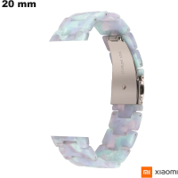 Armband Weiß 20 mm Xiaomi-Uhr aus Harz / Premium-Qualität