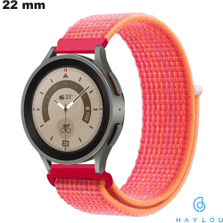Bracelet Scratch Nylon montre connectée Rouge 22 Haylou