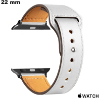 Pulsera Apple Watch de reloj inteligente de metal blanco de calidad