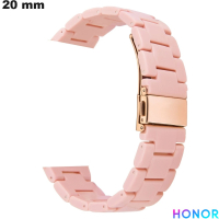 Bracelete Rosa Honor Resina de relógio 20mm / Montagem Fácil