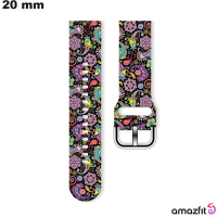 Venda de pulseira de relógio inteligente Amazfit de silicone 20 mm
