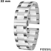 Bracelete Fossil 22mm Céramique smartwatch Prateado de qualidade
