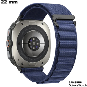 Armbanduhr Blau Schweißfest Stoff Samsung 22mm günstig