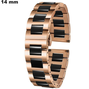 Armbanduhr Keramik 14 mm Roségold \ Einfache Montage
