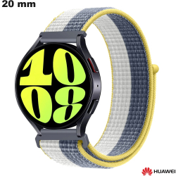 Bracelet Huawei 20mm Nylon de smartwatch Gris