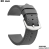 Bracciale Grigio originale 20 mm cinturino in Pelle Samsung di qualità