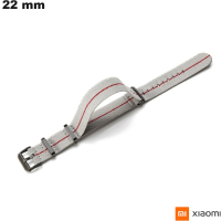 Bracciale 22mm Grigio Nylon per orologio Xiaomi # Qualità Premium