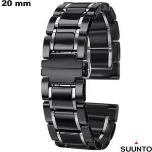 Venda Pulsera de Cerámica Suunto Negra de 20 mm para reloj