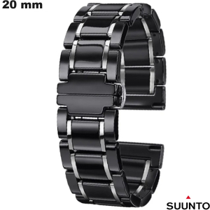 Suunto Black Ceramic Bracelet 20 mm for Watch