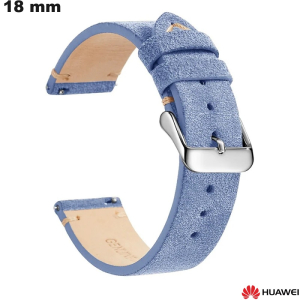Braccialetto orologio intelligente Blu 18 mm Pelle Huawei economico