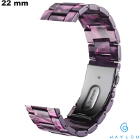Braccialetto in resina 22mm orologio intelligente viola Haylou economico