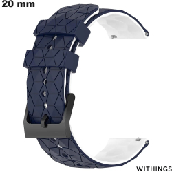 Bracelet montre Bleu Caoutchouc Withings 20mm