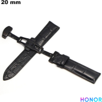 Bracelete smartwatch Preto Couro verdadeiro Honor barato