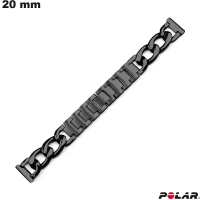Bracelet de montre connectée Chaine Noir Polar