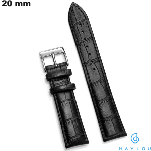 Bracciale in vera pelle per orologio connesso da 20 mm di qualità