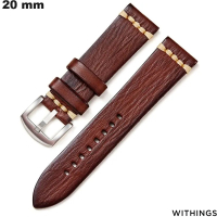 Bracciale orologio connesso Marrone Pelle Vegana Withings di qualità