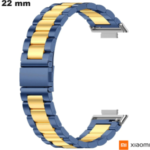 Acquistare Bracciale 22mm Xiaomi Blu smartwatch Acciaio Inossidabile