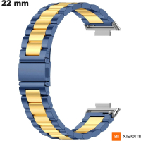 Acquistare Bracciale 22mm Xiaomi Blu smartwatch Acciaio Inossidabile