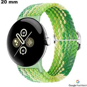 Google Pixel 20mm Green Fabric Strap: 24h Shipping