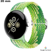 Pulseira de Tecido Google Pixel 20mm Verde: Expedição em 24h