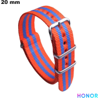 Braccialetto Honor Nylon 20 mm Arancione per orologio connesso economico