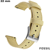 Bracciale Beige per orologio 22 mm Tessuto Fossil | Spedizione 24h