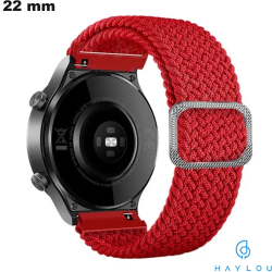 Pulsera de Nylon Haylou Roja de 22 mm para reloj