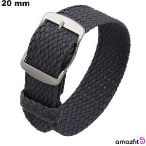 Bracciale Tissu 20mm Grigio per orologio Amazfit: Spedizione Veloce Bracciale Tissu 20mm Grigio per orologio Amazfit: Spedizione Veloce