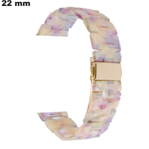 Armband aus Harz für Uhr 22 mm Multicolor: Versand 24h Armband aus Harz für Uhr 22 mm Multicolor: Versand 24h