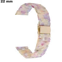 Armband aus Harz für Uhr 22 mm Multicolor: Versand 24h