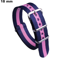 Bracelet Bleu de montre Tissu 18 mm | Qualité Premium