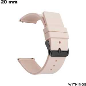 Verkoop Armband 20mm Sport Badminton Rubber Roze Withings