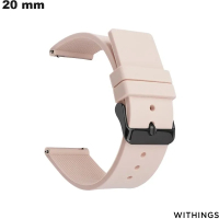 Vendita Braccialetto 20mm Sport Badminton Gomma Rosa Withings
