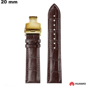 Bracelete 20 mm de Cuir Verdadeiro para Relógio Huawei \ Melhor Preço