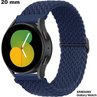 Pulseira moderna de 20mm para relógio inteligente Samsung Azul de qualidade