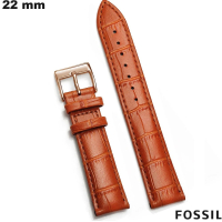Venda de Bracelete Marrom em Couro Verdadeiro para Relógio Inteligente Fossil