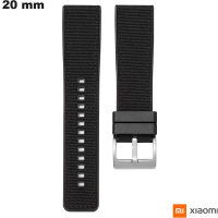 Pulseira de relógio inteligente Preto Xiaomi 20mm Silicone de qualidade