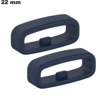 Venda 2 Loops de Borracha Baratos 22 mm Azul de Pulseira