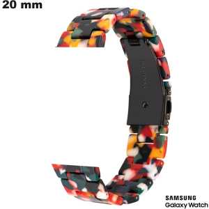 Bracelet 20mm Multicolore Samsung de smartwatch Résine pas cher