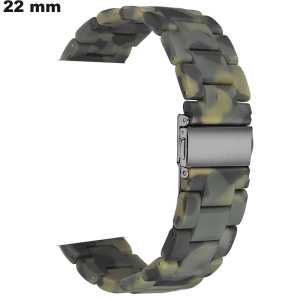 Bracelet Vert de montre 22 mm Résine # Livraison Rapide