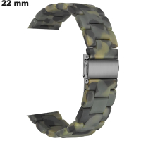 Armband Grün für 22 mm Uhr Resin # Schnelle Lieferung