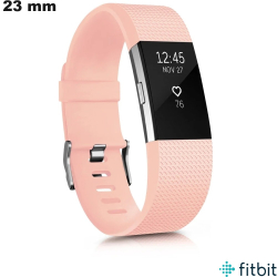 Armband Rose für FitBit Uhr aus Gummi 23 mm