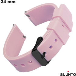 Armband Suunto 24 mm Rubber Roze smart watch