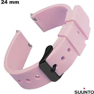 Armband Suunto 24 mm Gummi Rosa hochwertige Smartwatch Armband Suunto 24 mm Gummi Rosa hochwertige Smartwatch