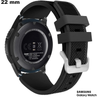 Bracciale per orologio 22 mm Samsung Nero Silicone - Spedizione a 3,99€