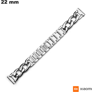 Bracciale 22 mm Argentato Xiaomi Metallo ● Spedizione Gratuita